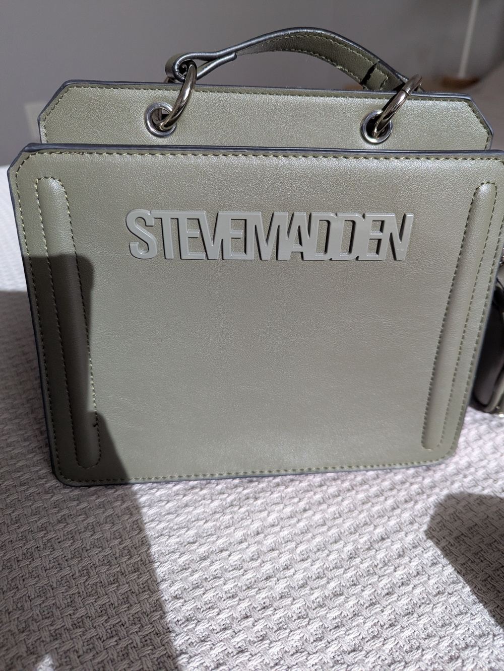 Steve Madden Olive Green Top-Handle /Crossbody Purse